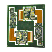 20 Layers FPC Rigid Flex PCB Board With Immersion Gold Sliver