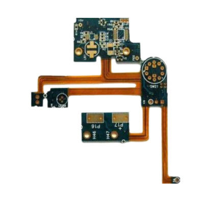 Copper Rigid Flex Pcb Assembly , Immersion Gold FPC Circuit Board OEM