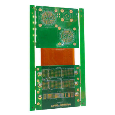 0.15mm Min Hol Rigid Flex PCB Board OEM With Immersion Gold sliver