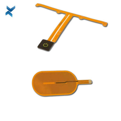 Customized PI Flexible PCB Board , Industrial PCB Assembly HASL Surface Treatment