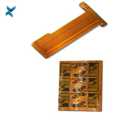 Customized PI Flexible PCB Board , Industrial PCB Assembly HASL Surface Treatment