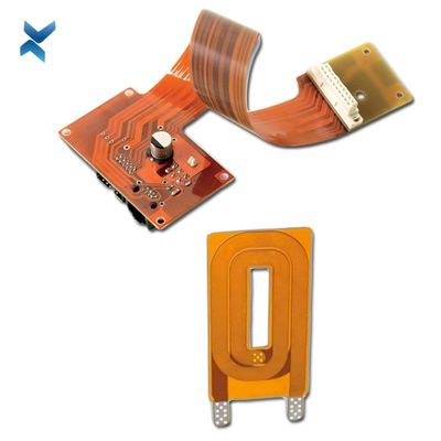 Black Solder Flexible PCB Board 4 Layers FPC Material For Electronic