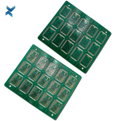 Half Hole Dark Green Isola PCB Double Side For Electronic Landline