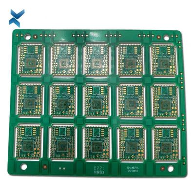 Half Hole Dark Green Isola PCB Double Side For Electronic Landline