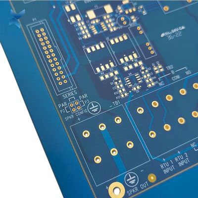 Blue Color Double Sided Printed Circuit Board 2 Layers For Rice Cooker