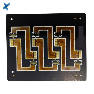 Single Sided Rigid Flex PCB Board With HASL Immersion Gold Surface Finishing