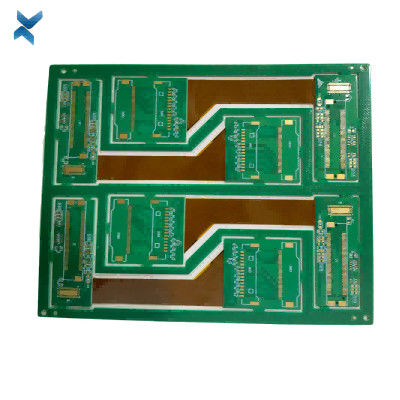Single Sided Rigid Flex PCB Board With HASL Immersion Gold Surface Finishing