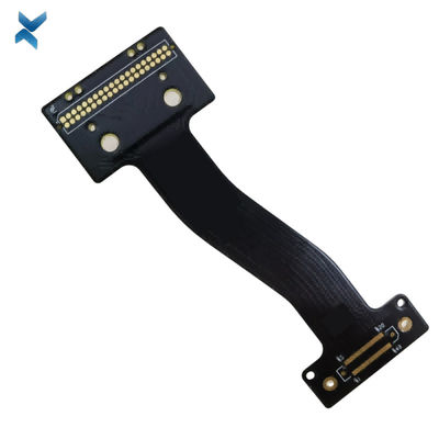Single Sided Rigid Flex PCB Board With HASL Immersion Gold Surface Finishing