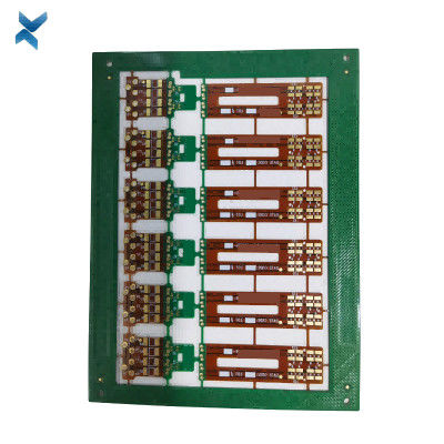 Single Sided Rigid Flex PCB Board With HASL Immersion Gold Surface Finishing