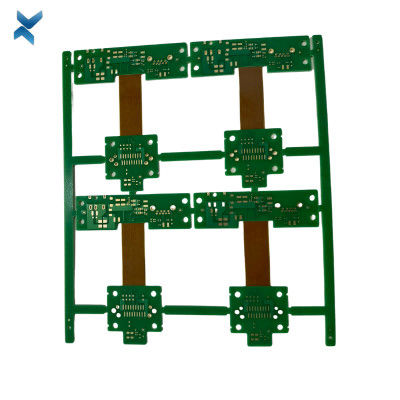 0.3oz Copper Thick Rigid Flex PCB Board For Power Amplifier GPS Tracking Chip