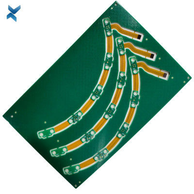 FR-4 Material Multilayer Flex Circuits , 3oz Copper Thick Rigid Flex Rigid PCB