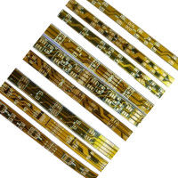 Gold Color LED PCB Board 120cm Size For Holiday Lights OEM ODM
