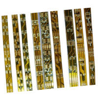 Gold Color LED PCB Board 120cm Size For Holiday Lights OEM ODM