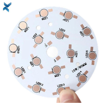 High Power Copper PCB Boards , Metal Core Circuit Board 20 Chips For SMD3535 Led