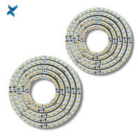 Aluminum Base LED PCB Board Black White Color For Signal Beacons OEM
