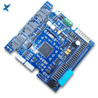 FPC Material Full Turnkey PCB Assembly Immersion Gold For Tellphone