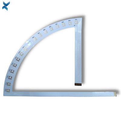 Lighting Product Flexible Pcb LED Circuit Boards 28*1cm For Light 2mil 0.4mm