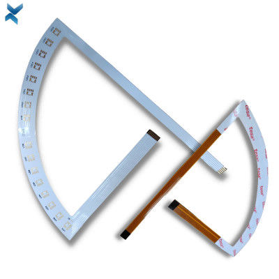 Lighting Product Flexible Pcb LED Circuit Boards 28*1cm For Light 2mil 0.4mm