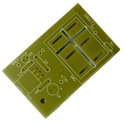 Green Solder Mask Multilayer Pcb Circuit Board 0.075mm Min Line Width Vacuum Package Board