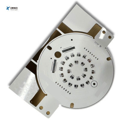 White Solder Mask Aluminum Pcb Board 1.8mm Thickness Hasl Lead Surface Finish